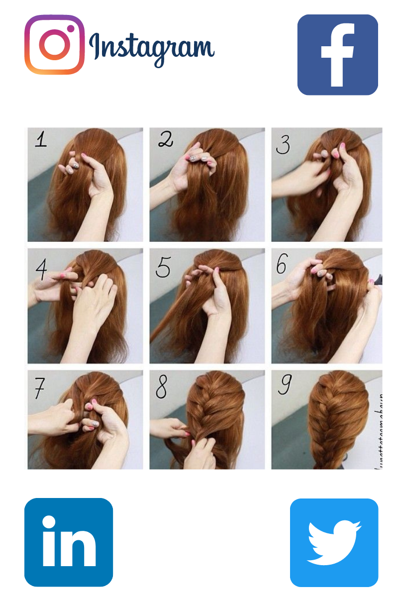 Step By Step Guide Showing How To Plait Hair